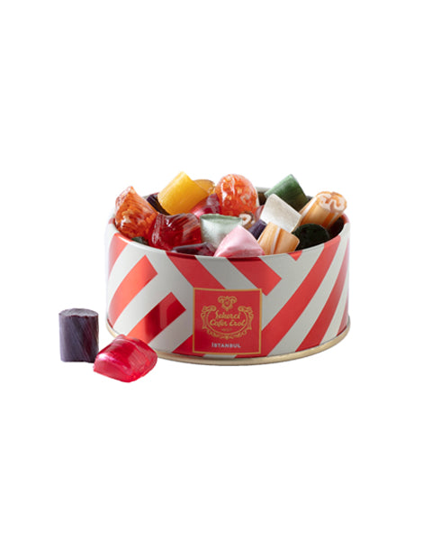 Mixed Akide Candy Red Striped Tin (150gr)