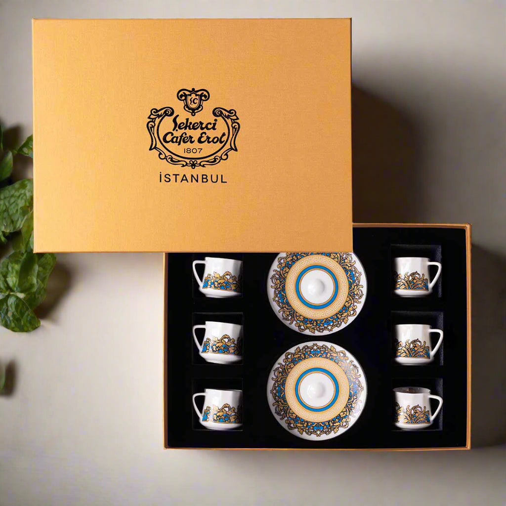 Patterned Coffee Cup Set of 6