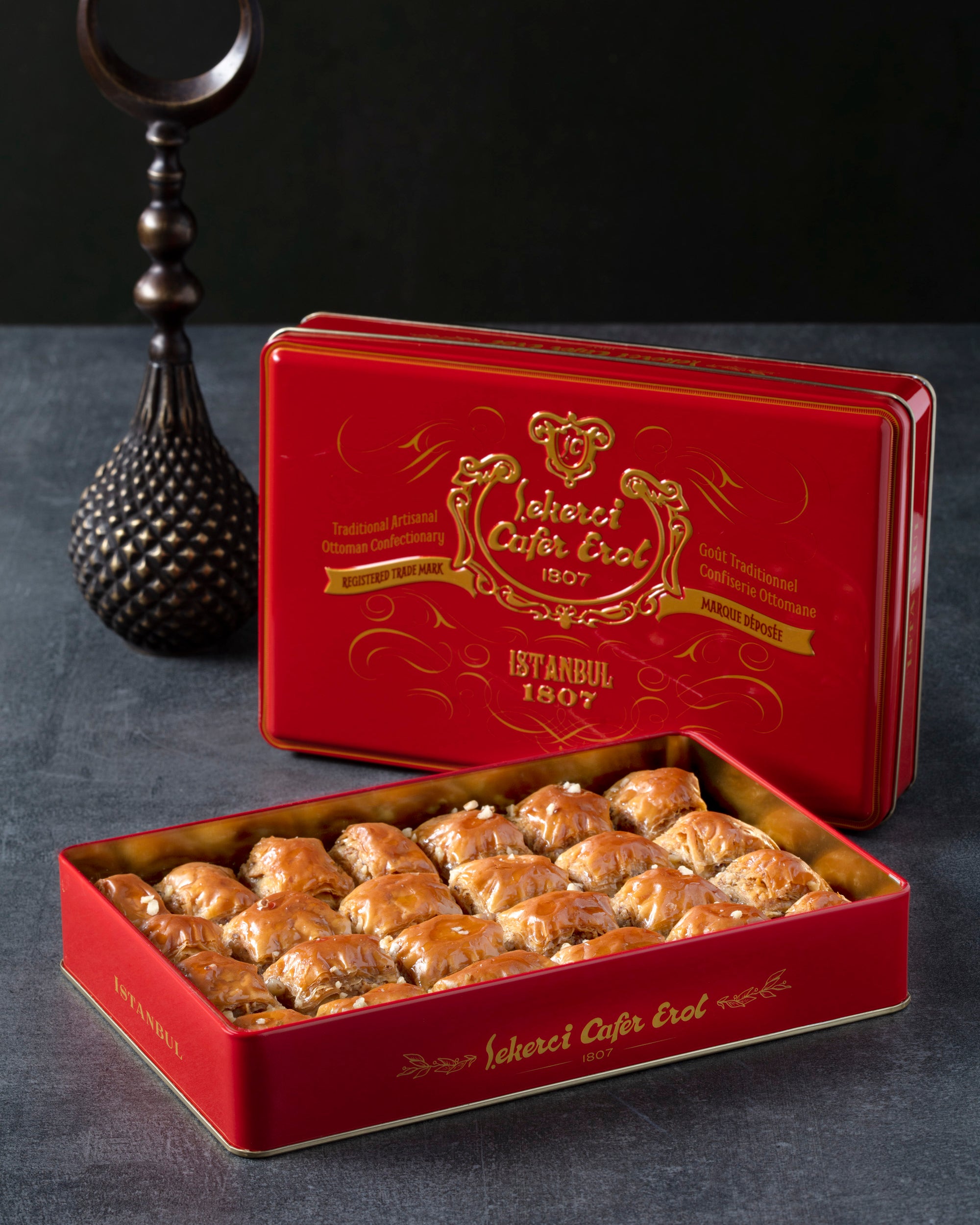 Red Tin Can - Buttered Walnut Homemade Baklava