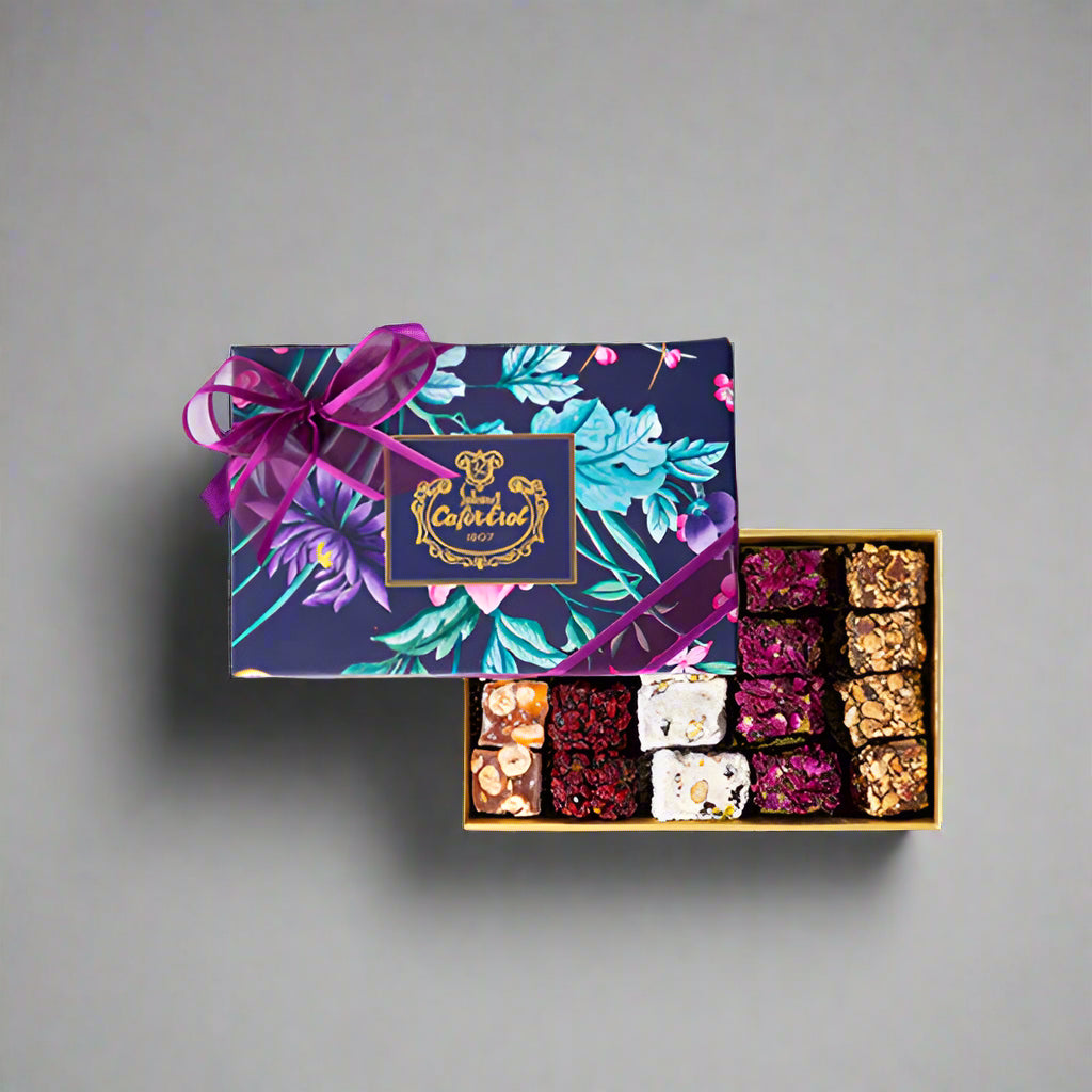 Special Turkish Delight - Patterned Cardboard Box 450gr - G.LKM.PK.604801