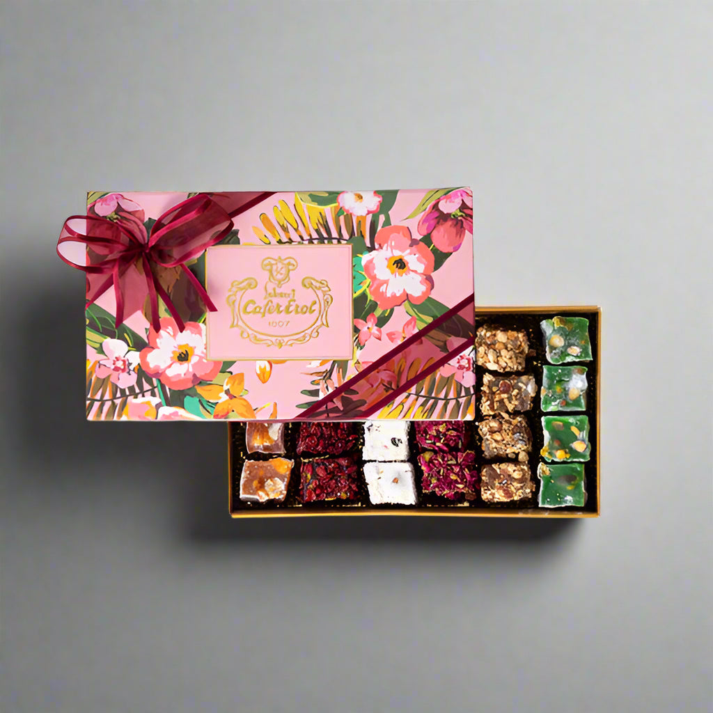 Special Turkish Delight - Patterned Cardboard Box 500gr - G.LKM.PK.604818