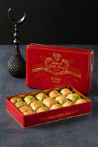 Red Tin Box - Pistachio Butter Dry Baklava