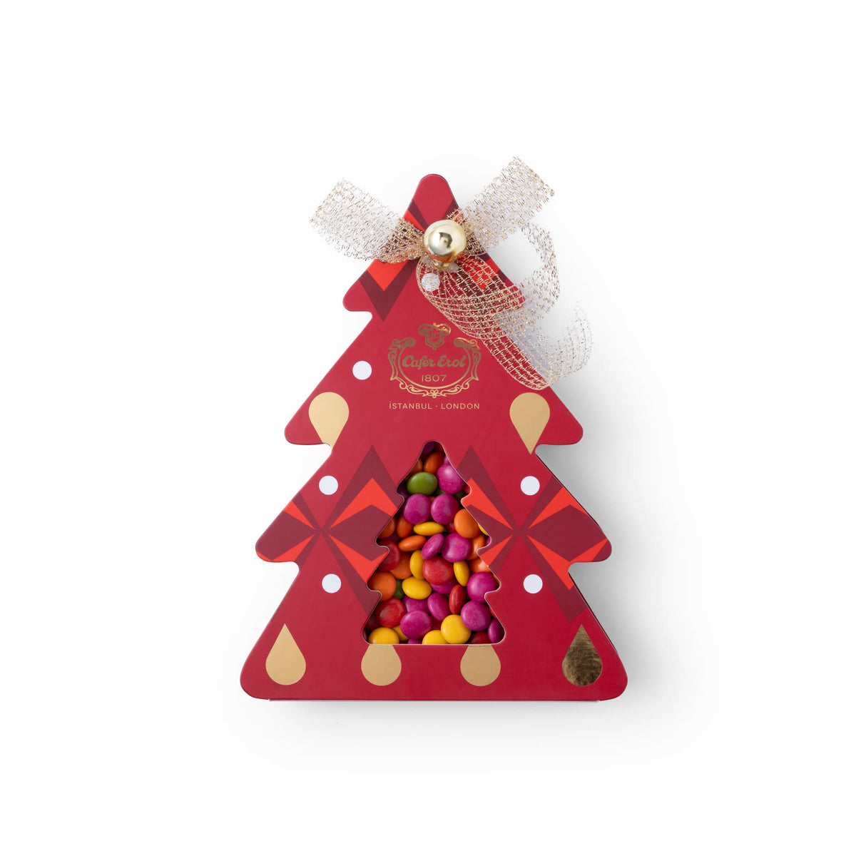Pine Tree Box Colorful Candy Dragee (130 g) – Cafer Erol